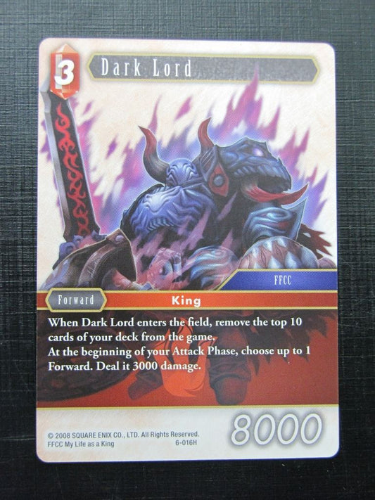 Dark Lord 6-016H - Final Fantasy Card # 1D55