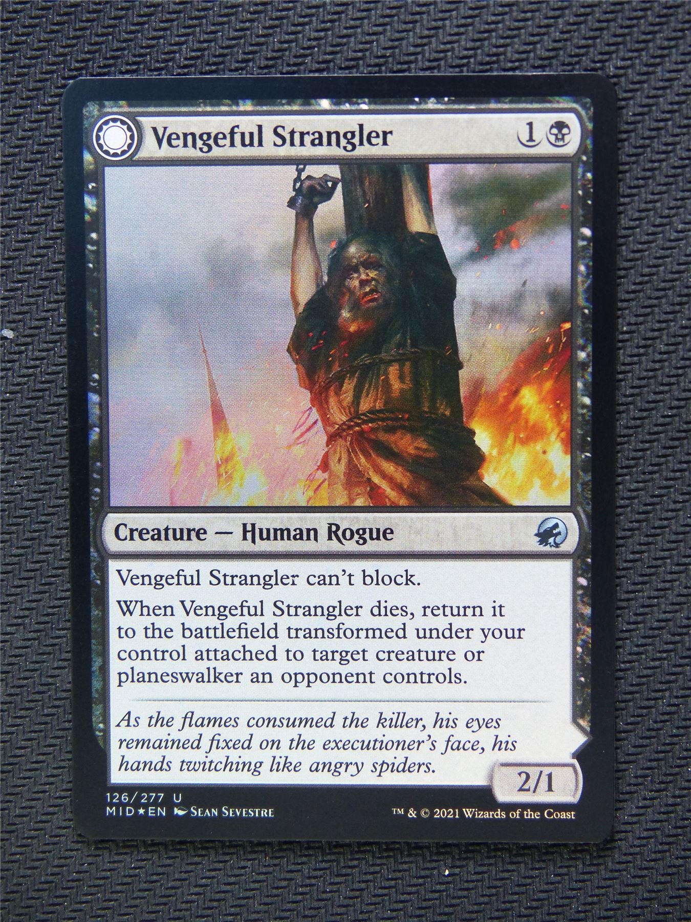 Vengeful Strangler Strangling Grasp Foil - Innistrad - Mtg Card #3MV
