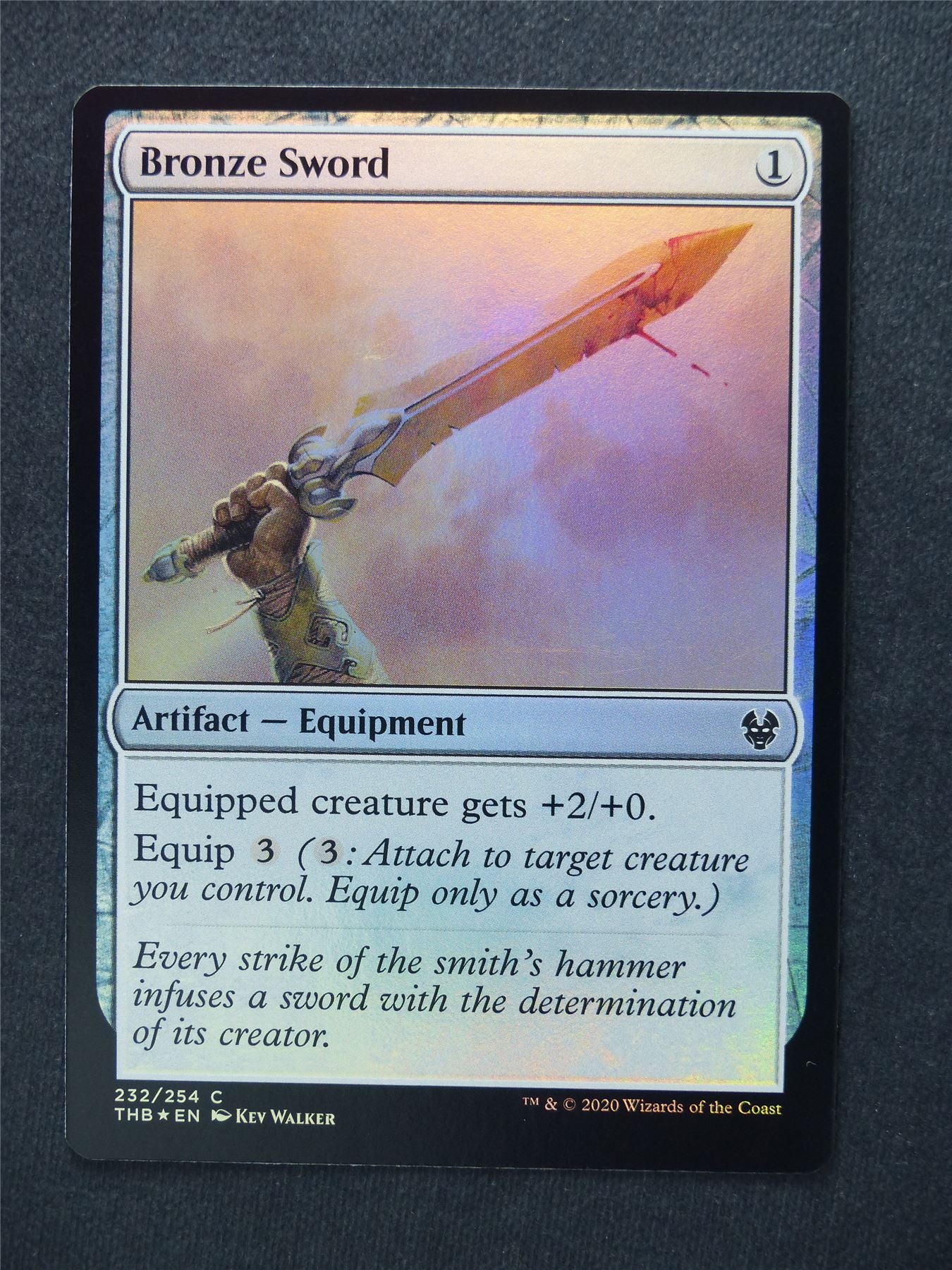 Bronze Sword Foil - Mtg Magic Cards #UG