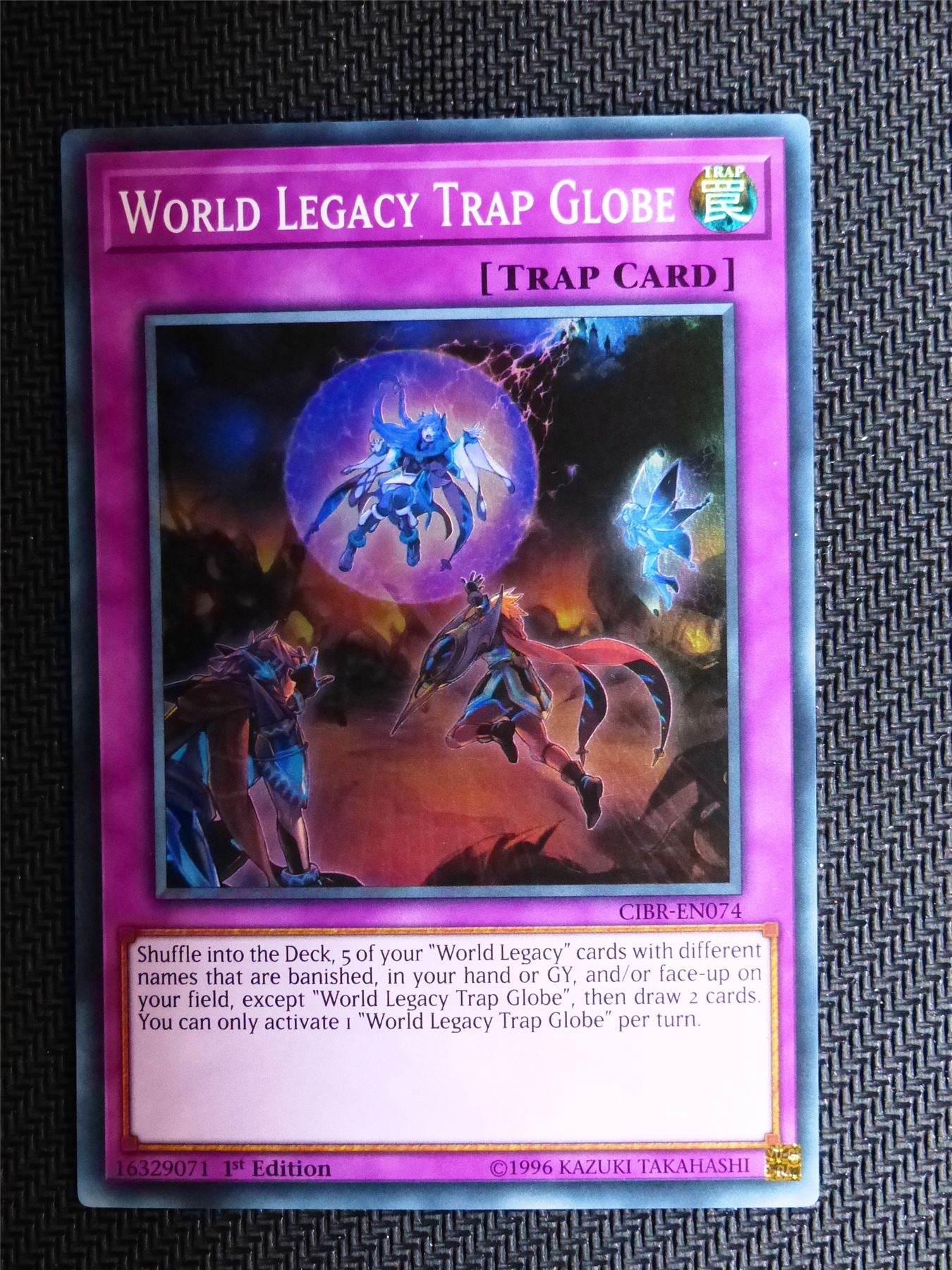 World Legacy Trap Globe - CIBR - Super Rare - Yugioh Card # 1H50