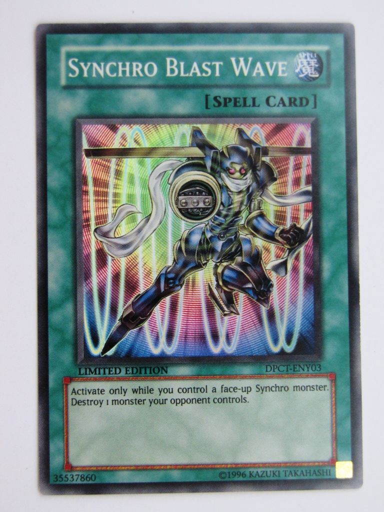 Yugioh Cards: SYNCHRO BLAST WAVE DPCT SUPER RARE # 31B30