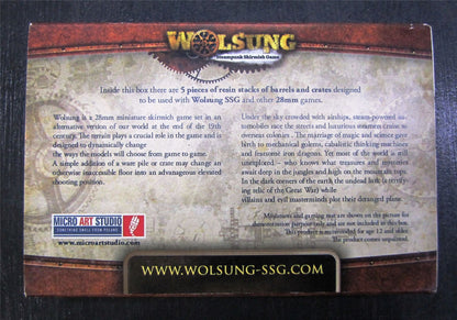 Wolsung - Ware Piles Boxed Set -  Board Game #HC