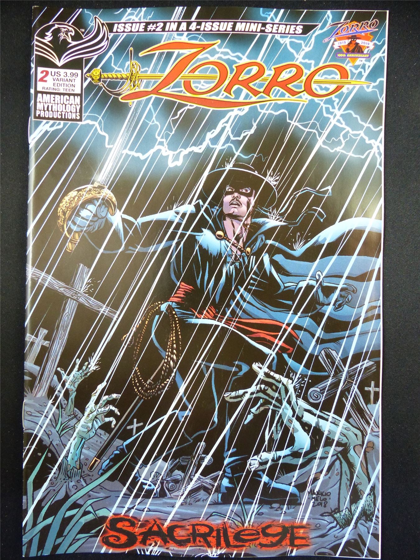 ZORRO: Sacrilege #2 - Jan 2023 Mythology Comic #1T2