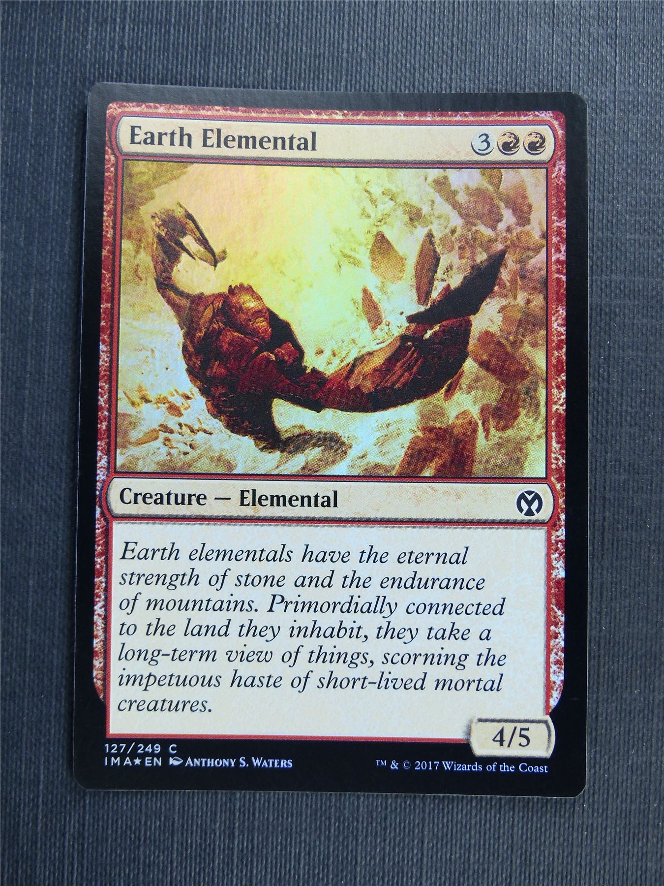 Earth Elemental Foil - Mtg Magic Cards #5CR