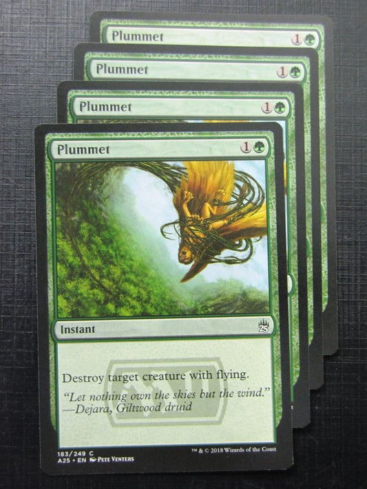 Plummet x4 - Masters 25 - Mtg Card # 10B67