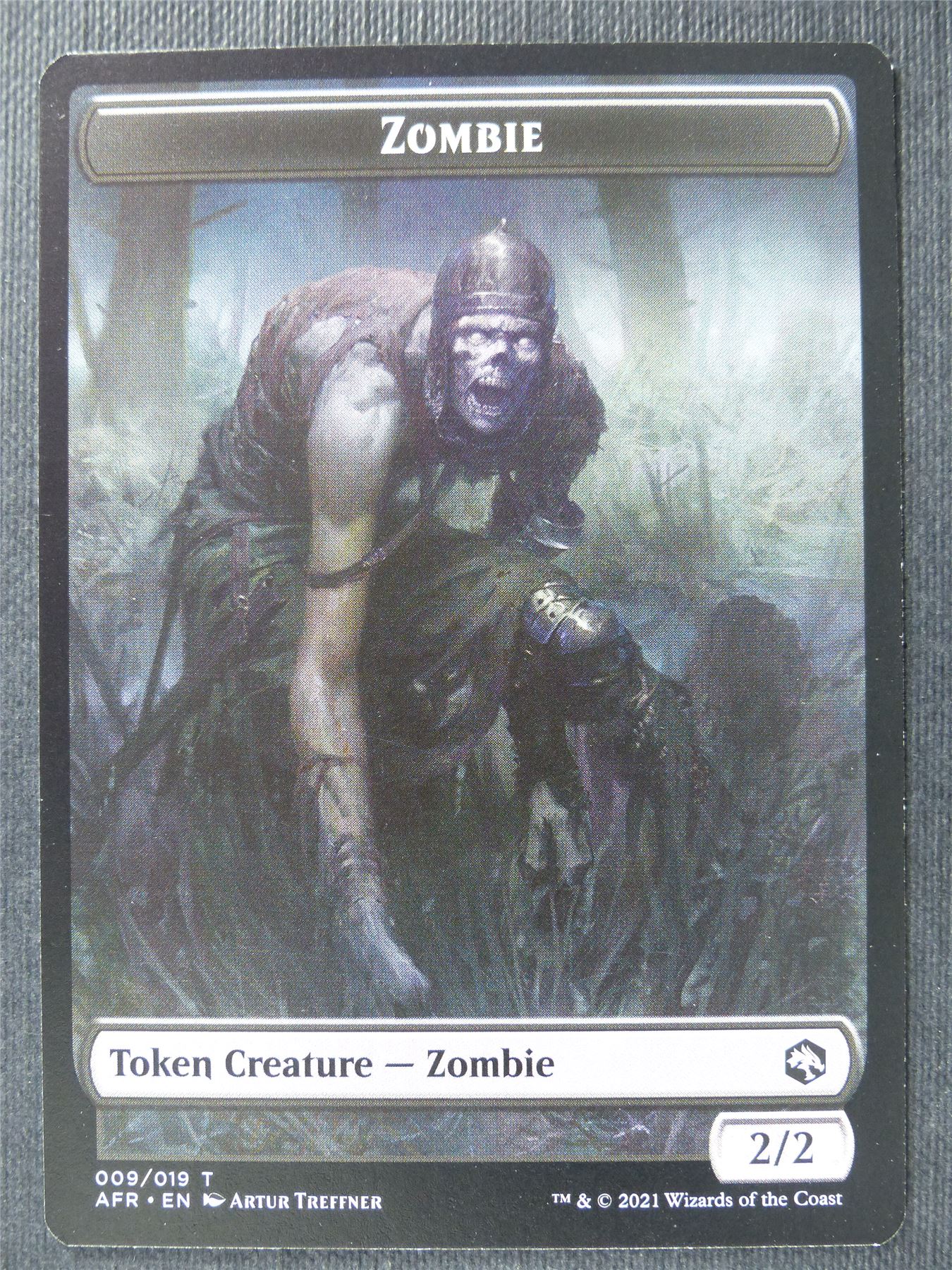 Zombie Token - AFR - Mtg Card #2BS