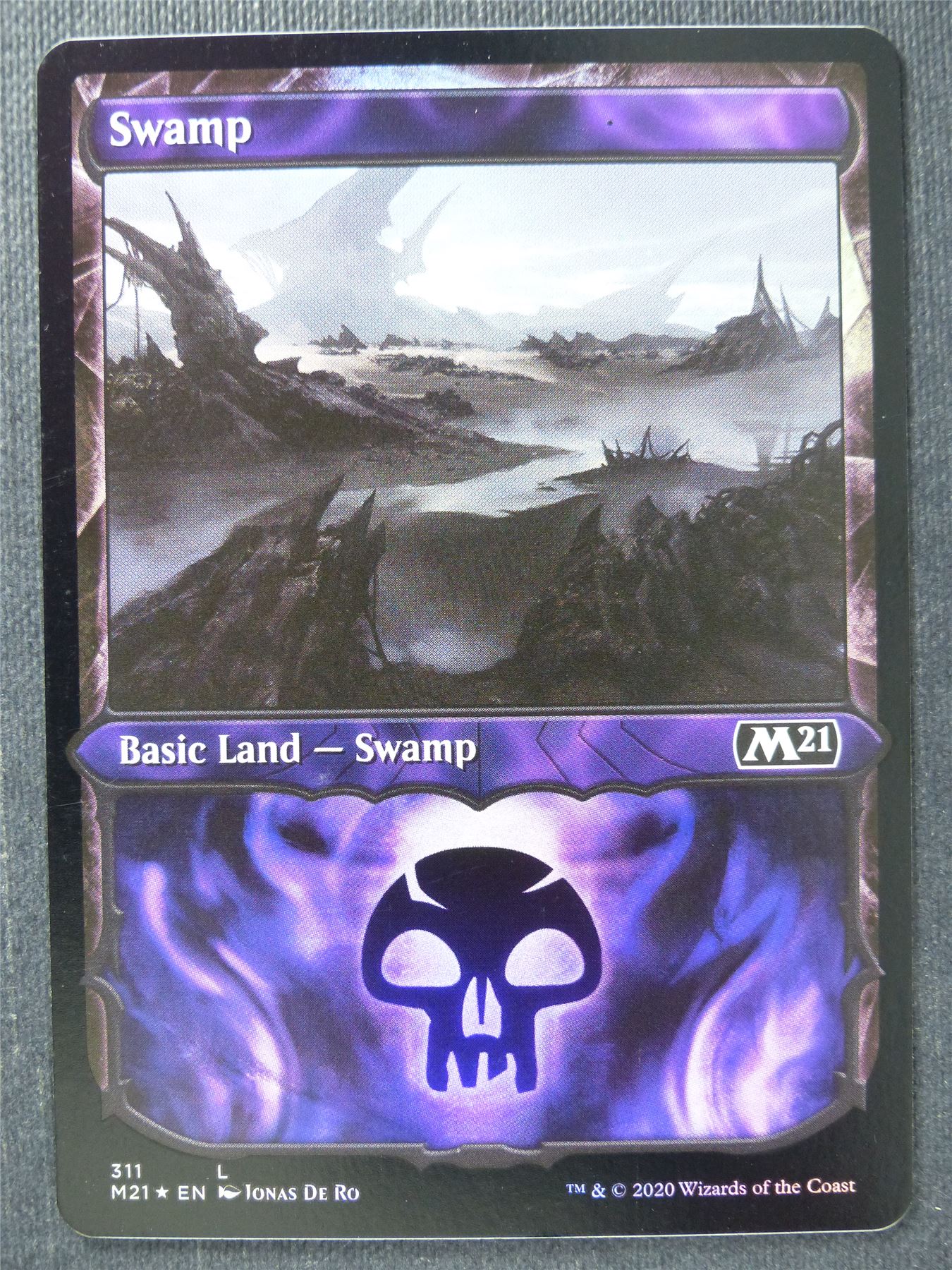 Swamp 311 Alt Art Foil - Mtg Magic Card #VY