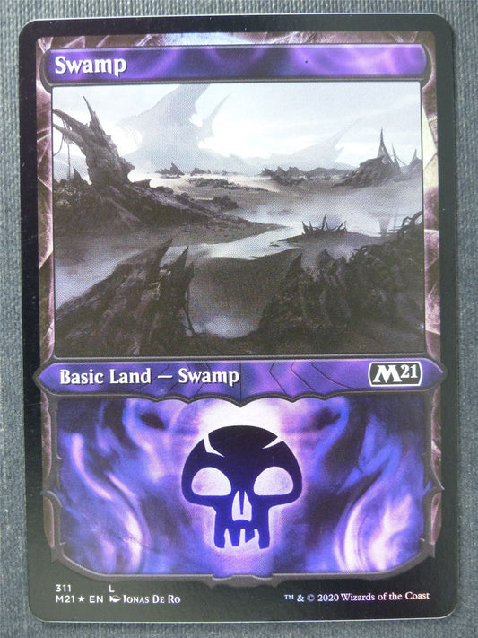 Swamp 311 Alt Art Foil - Mtg Magic Card #VY