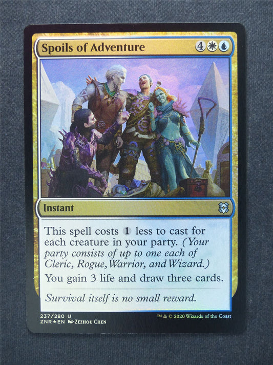 Spoils of Adventure Foil - Mtg Magic Cards #SO