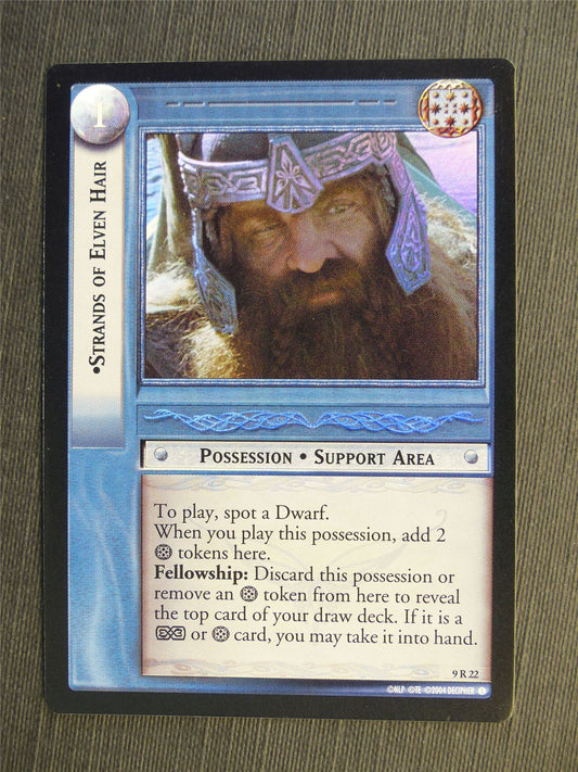 Strands of Elven Hair 9 R 22 Foil - LotR Cards #66G