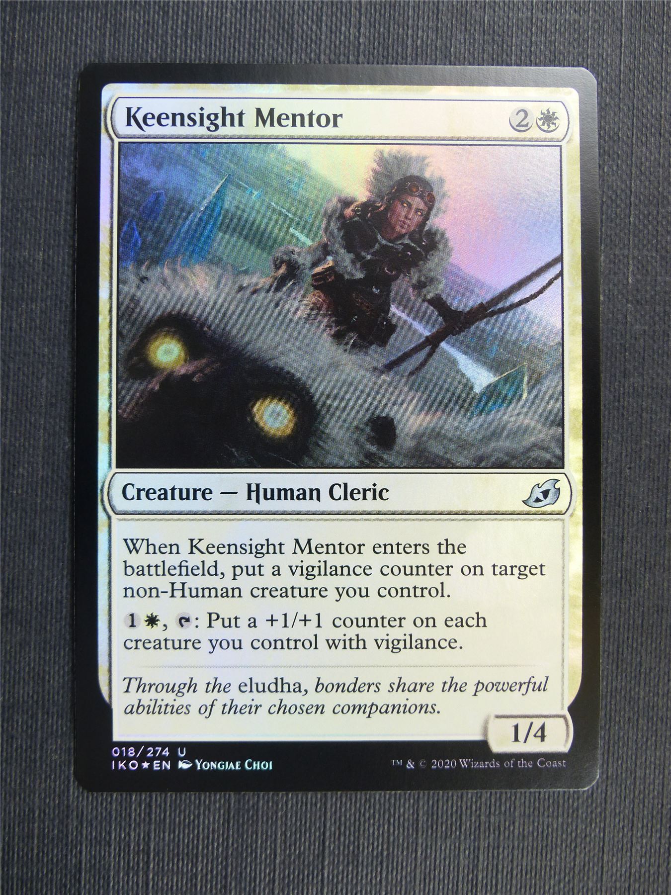 Keensight Mentor Foil - IKO - Mtg Card