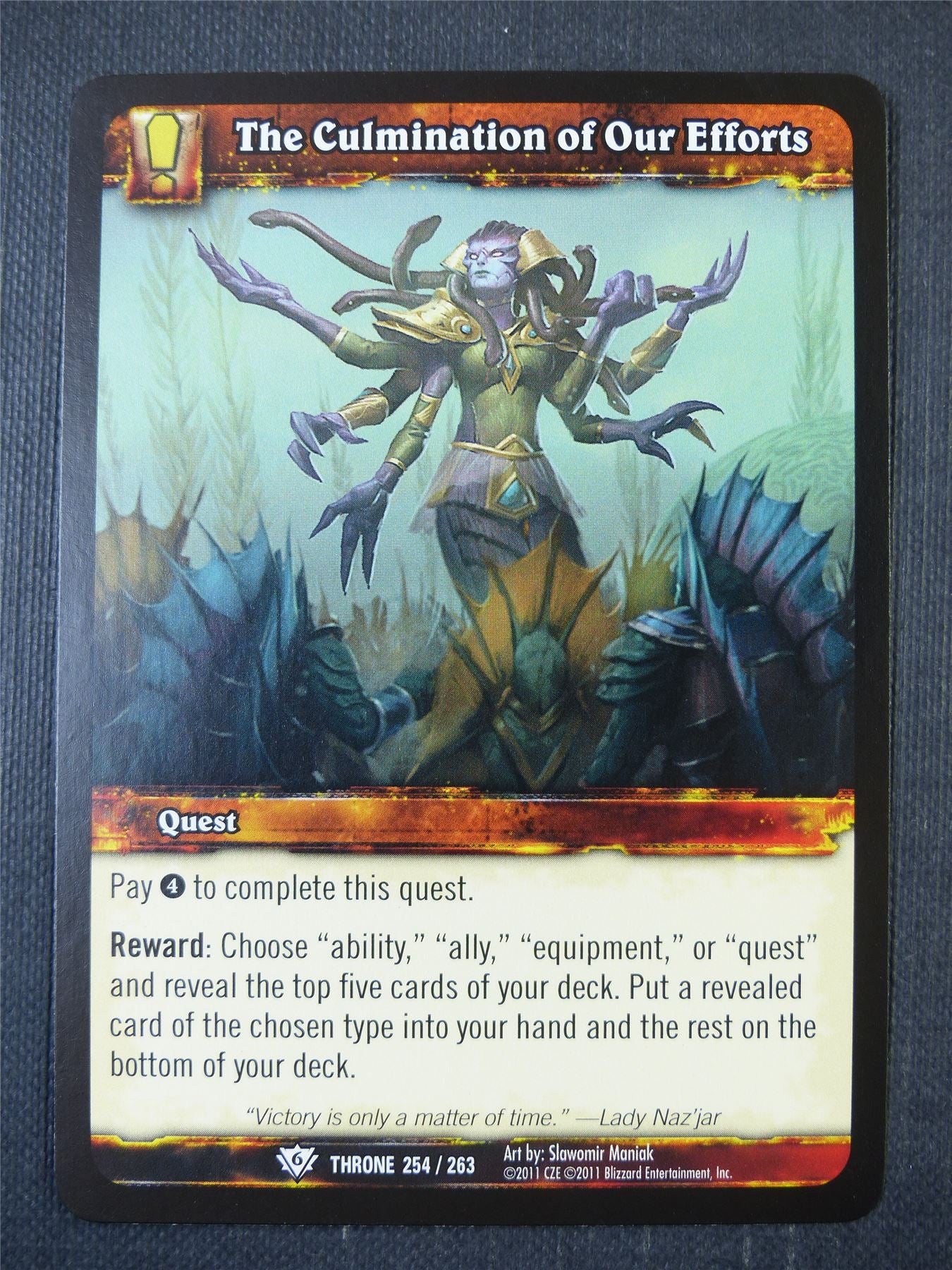 The Culmination of Our Efforts 254/263 - WoW Card #1B2
