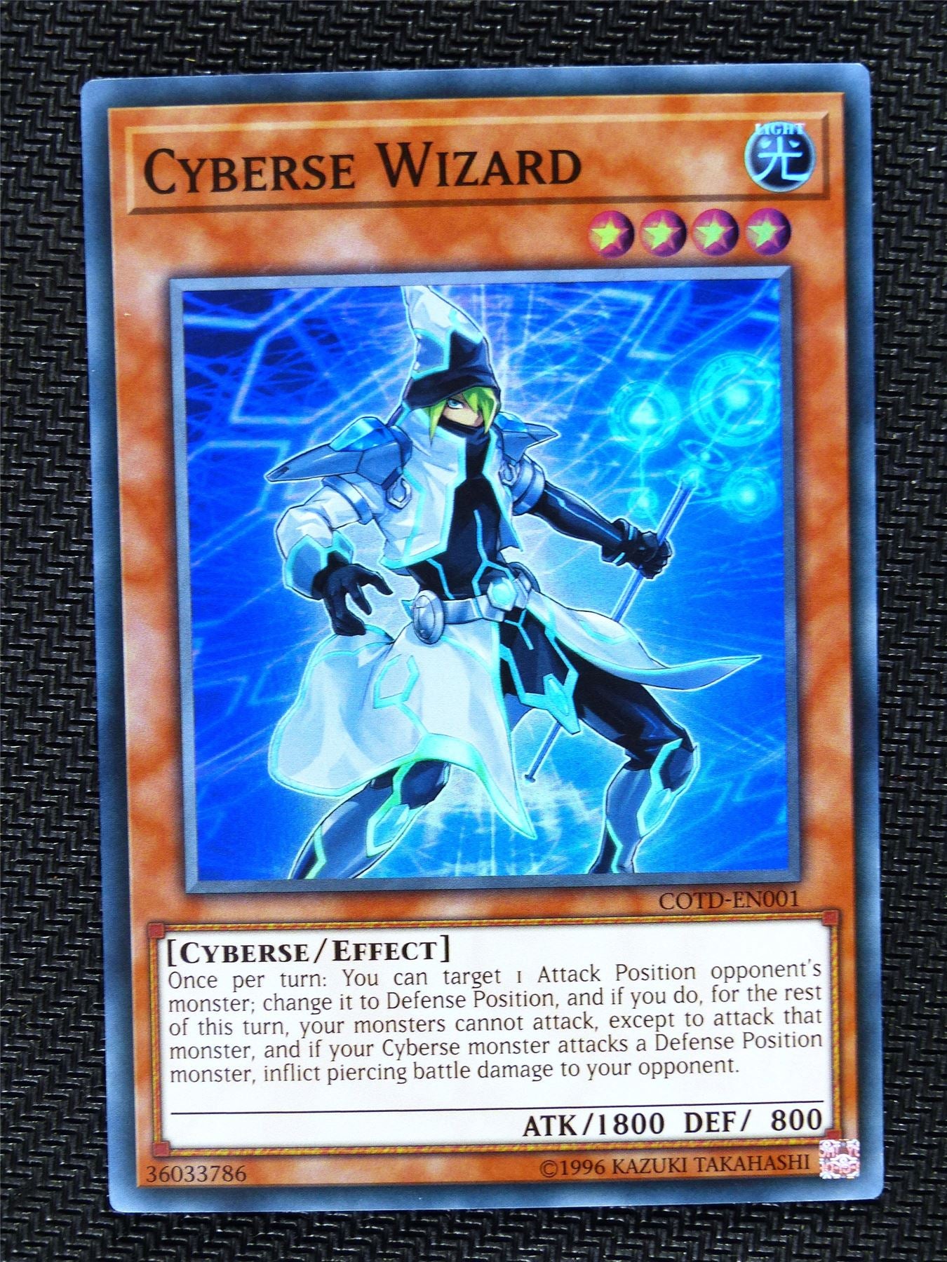 Cyberse Wizard - COTD  - Super Rare - Yugioh Card # 1B44