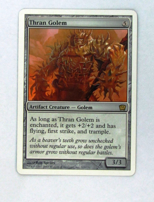 Mtg - THRAN GOLEM - Played Rare