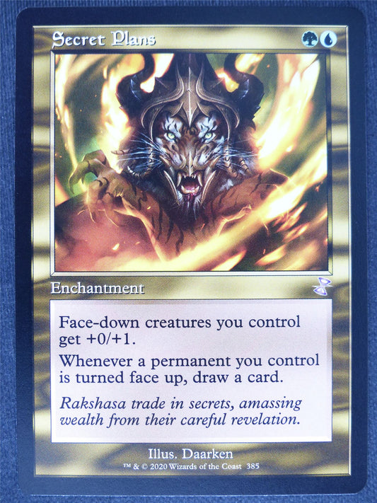 Secret Plans Timeshifted - Remastered - Mtg Magic Cards #OA