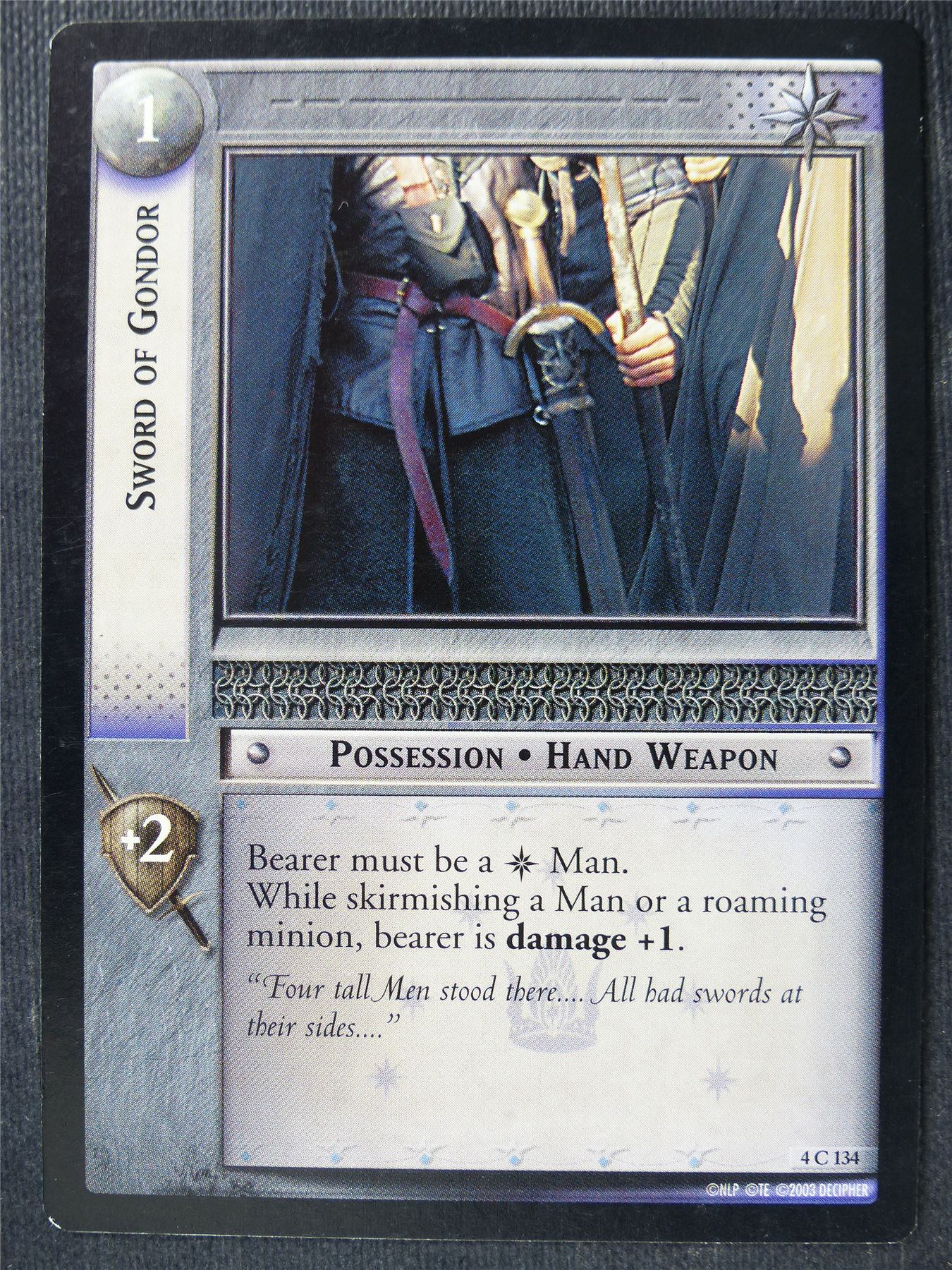 Sword of Gondor 4 C 134 - LotR Card #48T