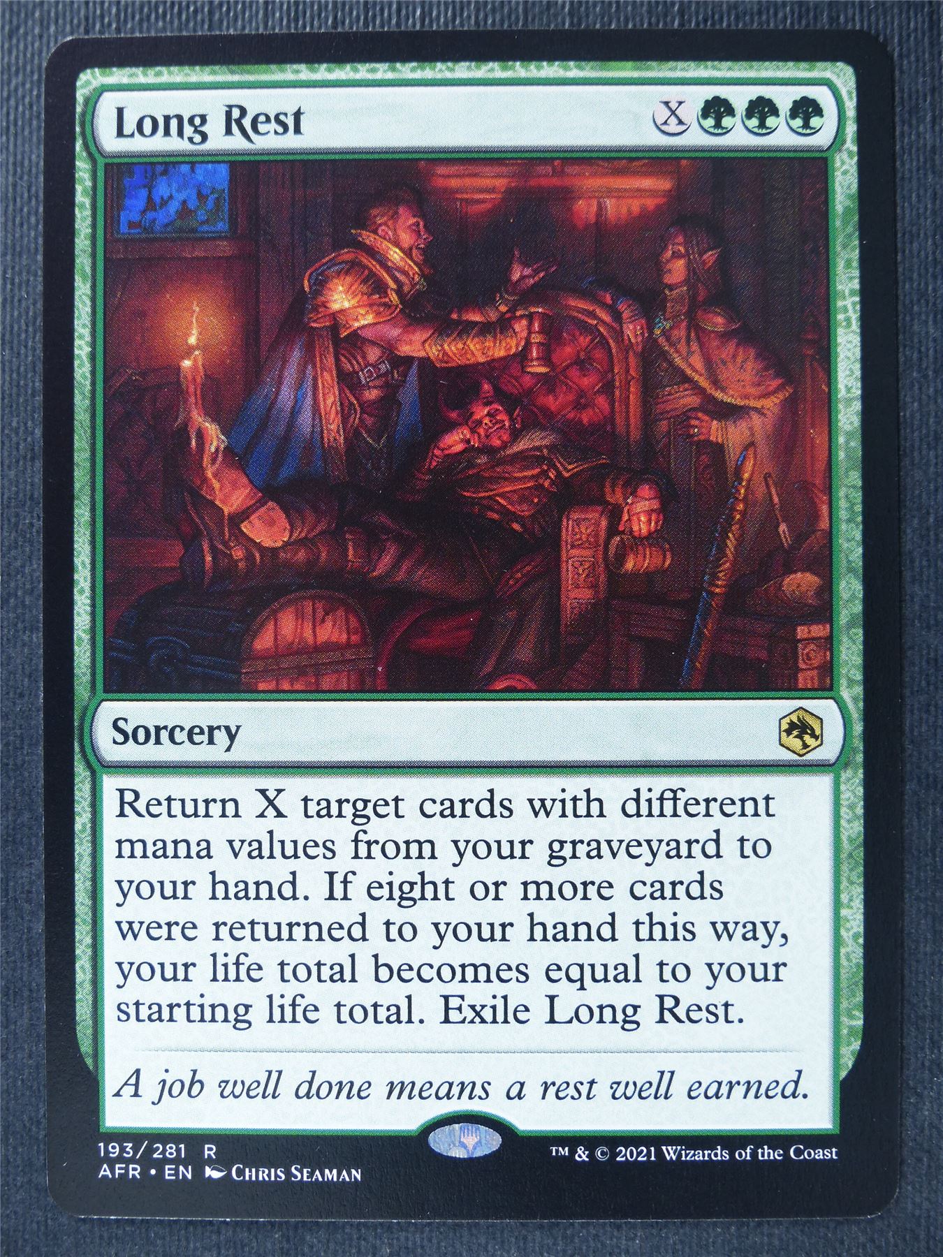 Long Rest - AFR - Mtg Card #2BP