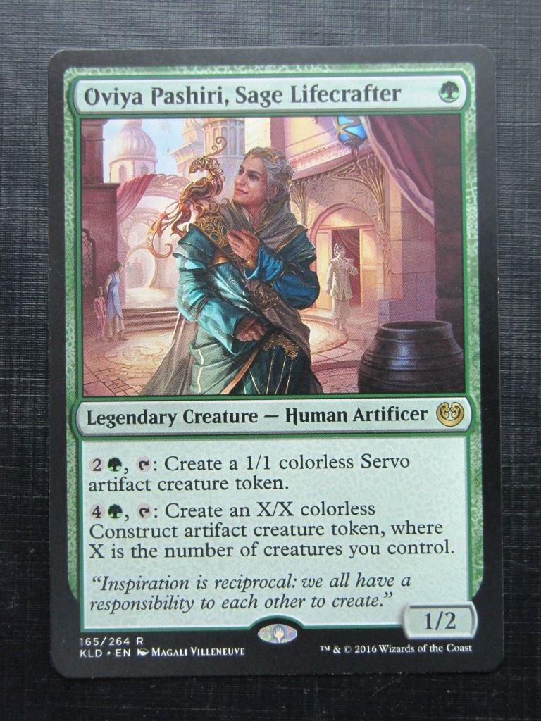 MTG Magic Cards: OVIYA PASHIRI, SAGE LIFECRAFTER # 23D8