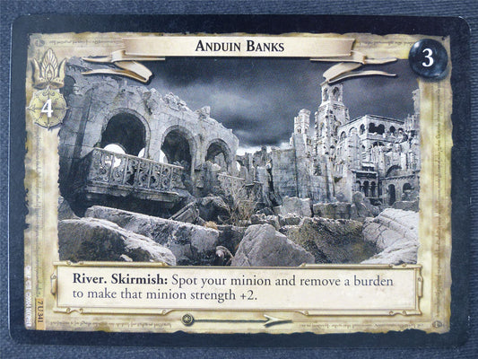 Anduin Banks 7 U 341 - played - LotR Cards #IP