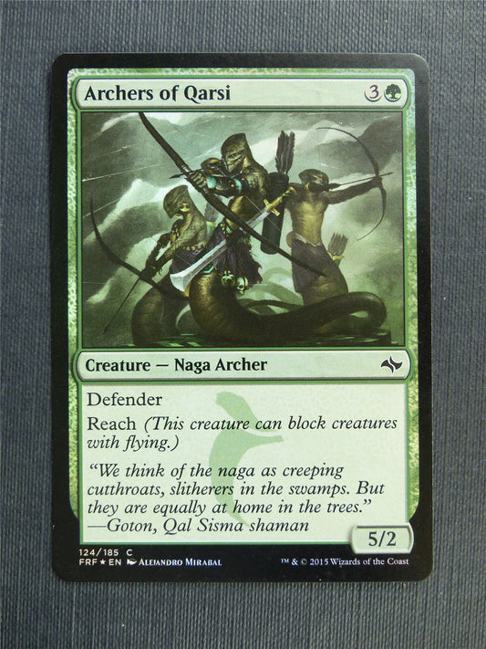 Archers of Qarsi Foil - Mtg Magic Cards #3AS