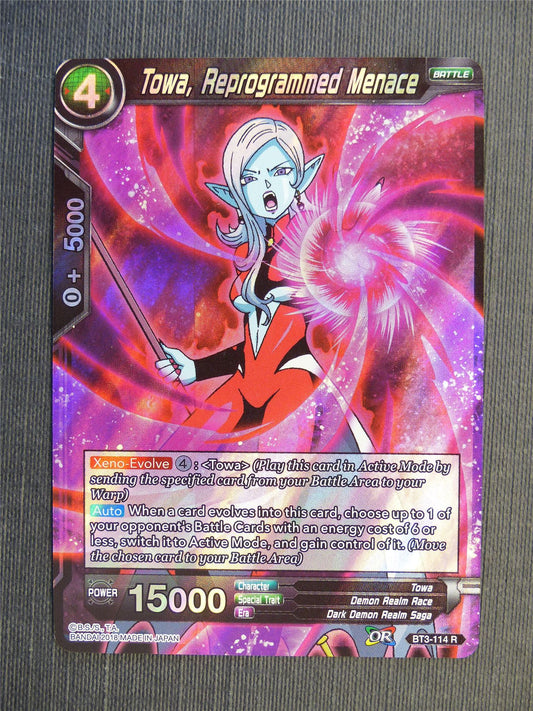 Towa Reprogrammed Menace R - Dragon Ball Super Cards #6B2
