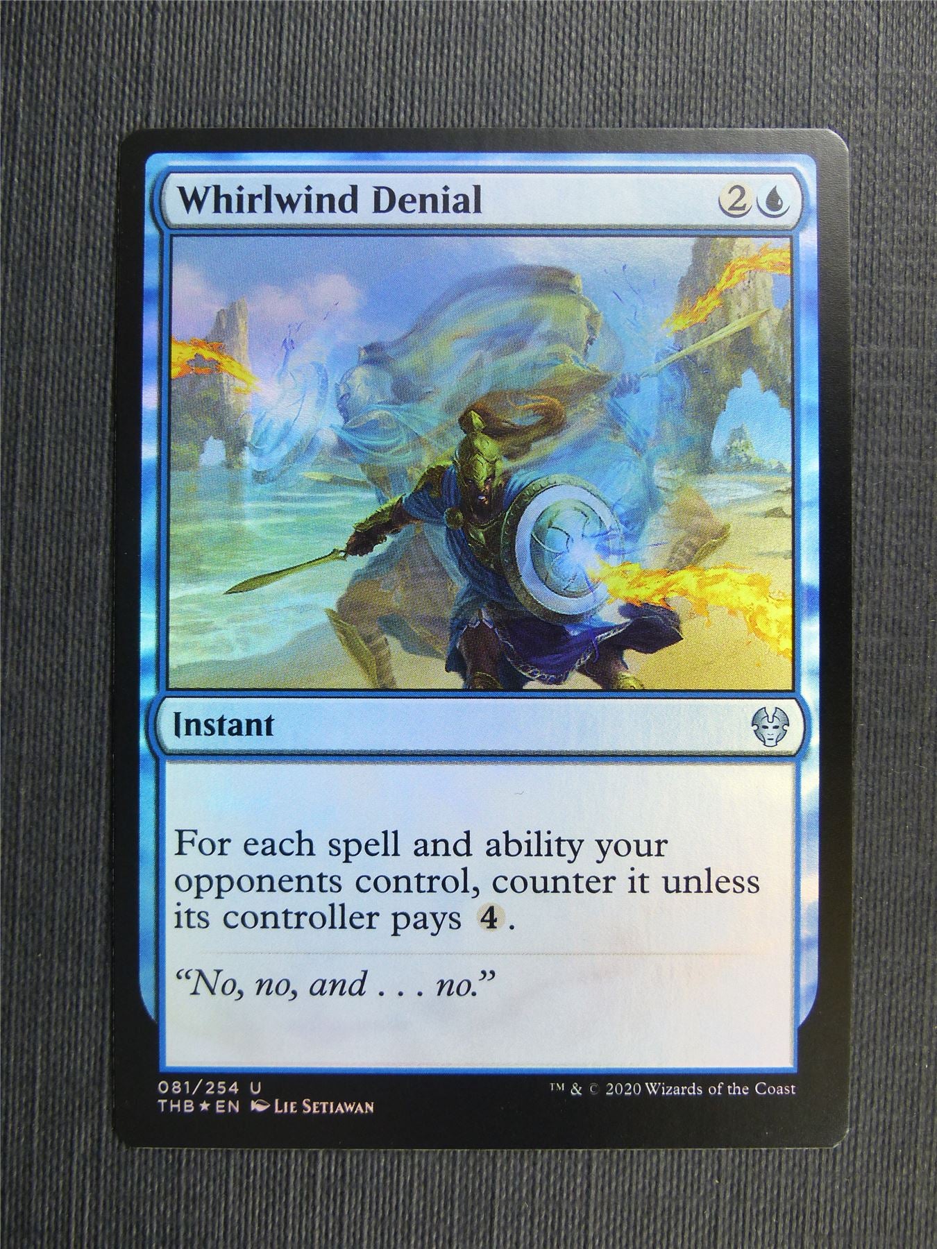 Whirlwind Denial Foil - Theros Collector Ed - Mtg Magic Cards #3KD