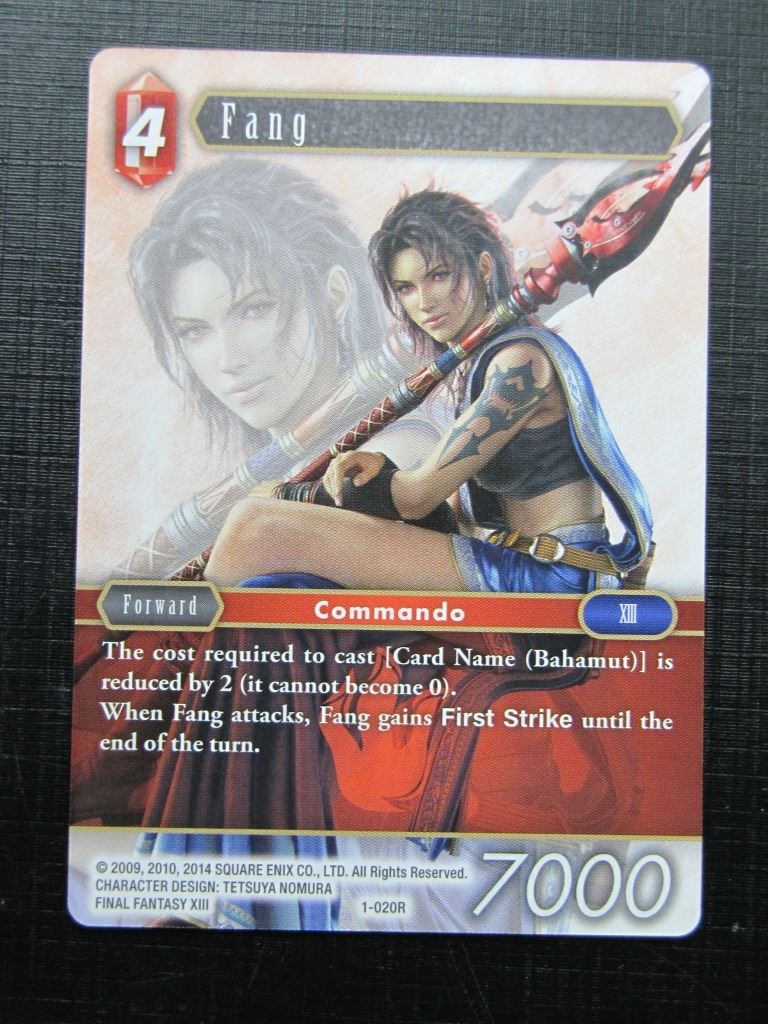 Final Fantasy Cards: FANG 1-020R # 24B18