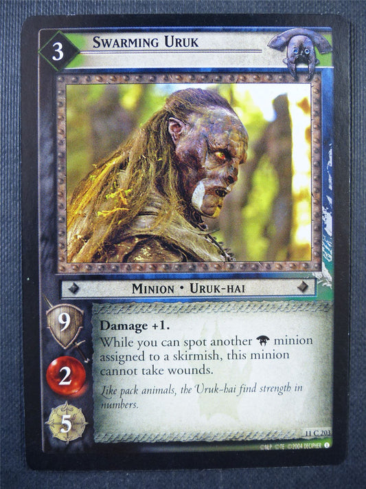 Swarming Uruk 11 C 203 - LotR Card #779