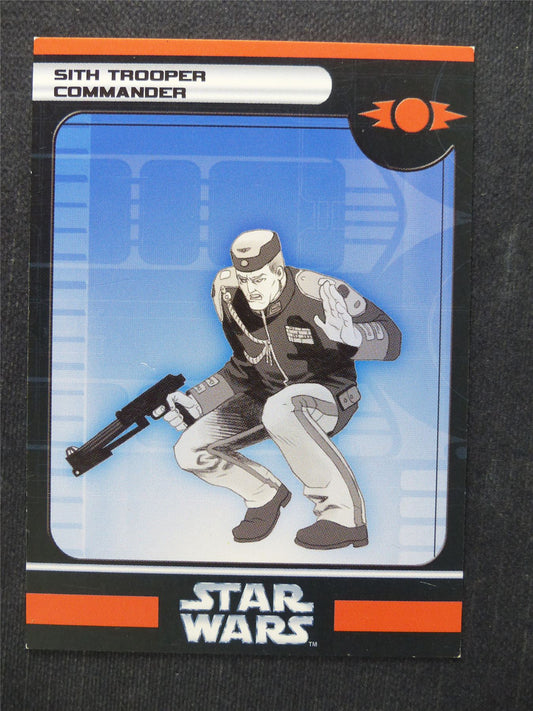 Sith Trooper Commander 18/60 - Star Wars Miniatures Spare Cards #B8