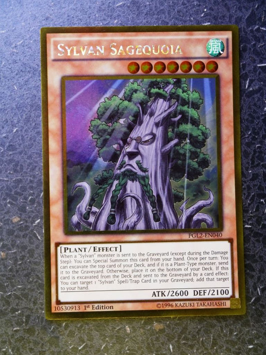 Yugioh Cards: Sylvian Sagequia PGL2 GOLD RARE # 2E40