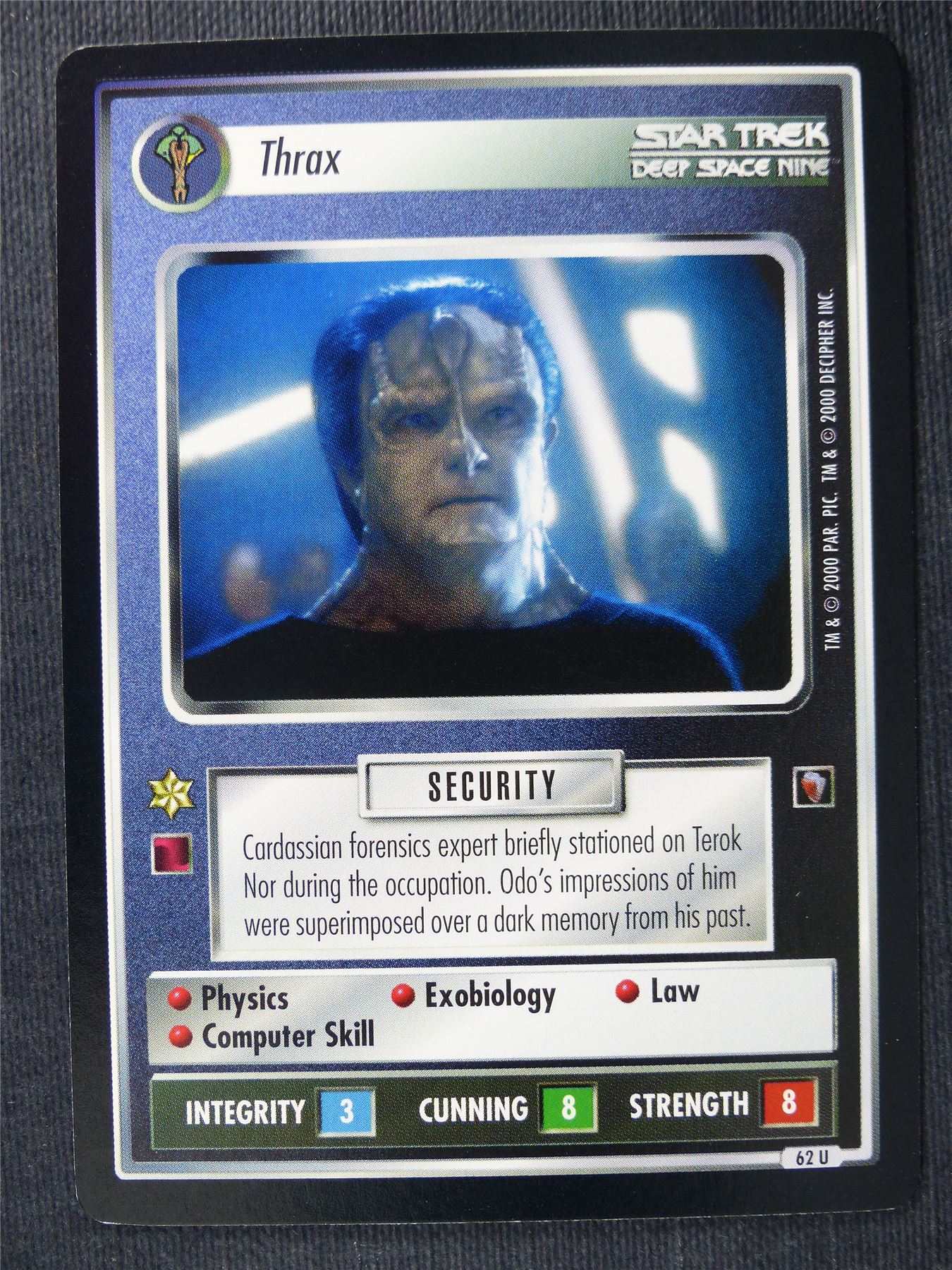 Thrax - DS9 - Star Trek Cards #158