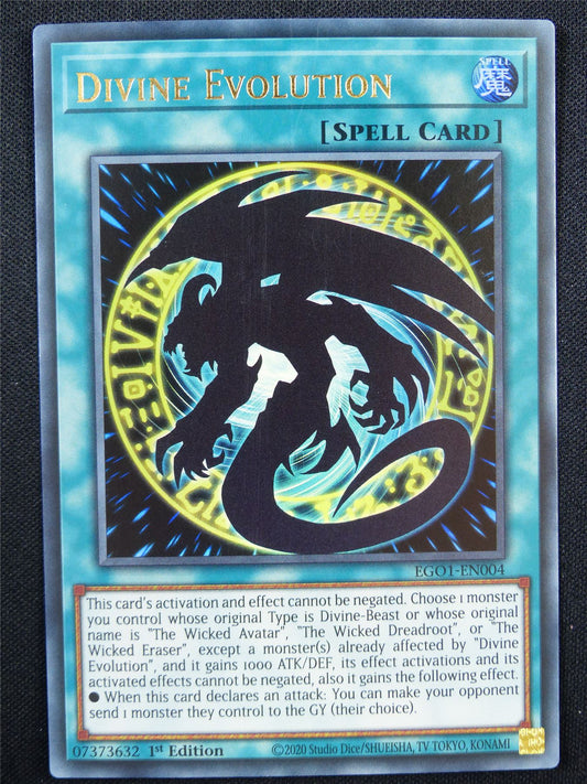 Divine Evolution EGO1 Ultra Rare - 1st ed Yugioh Card #1Z