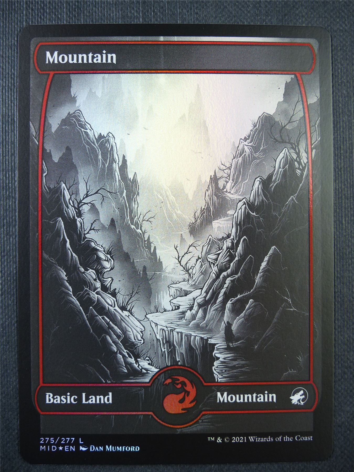 Mountain 275/277 Full Art Foil - Mtg Card #6TV
