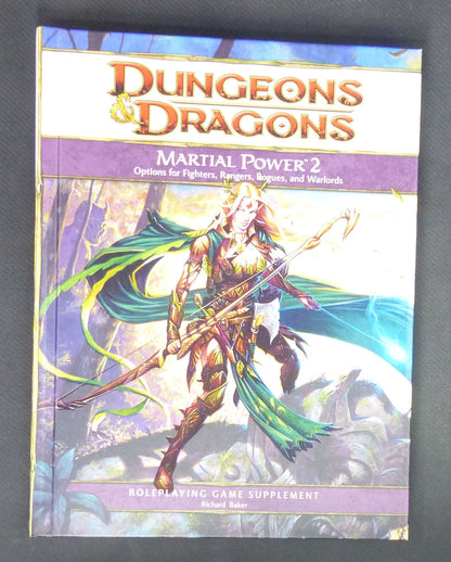 D&D Martial Power 2 Supplement Book - Dungeons and Dragons  #3R5