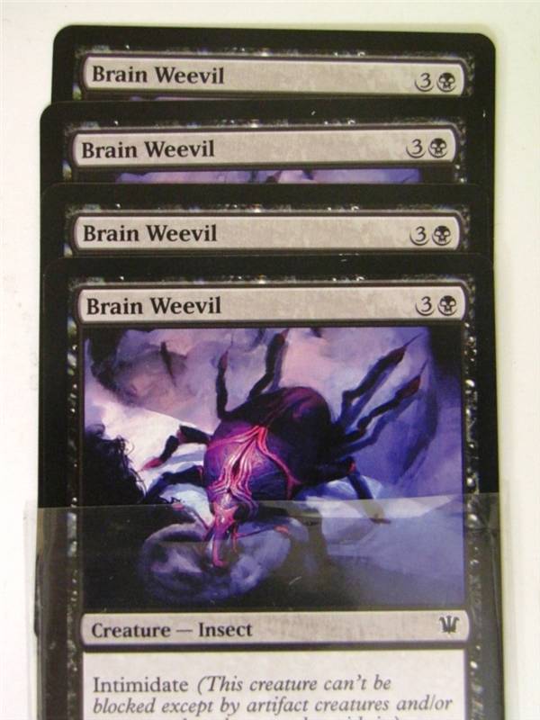 Mtg Magic the Gathering - 4x BRAIN WEEVIL