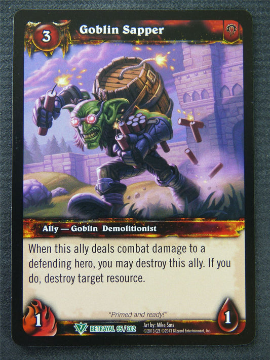 Goblin Sapper - Uncommon - World Of Warcraft #1HL