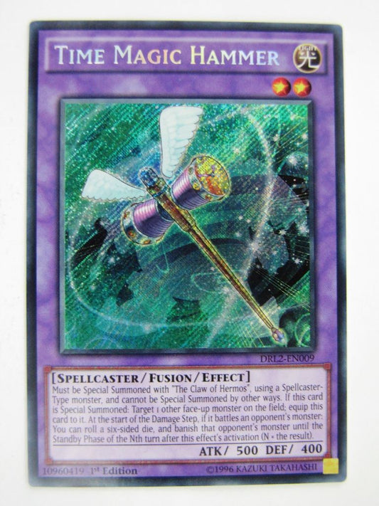 Yugioh Cards: TIME MAGIC HAMMER DRL2 SECRET RARE # 4C62