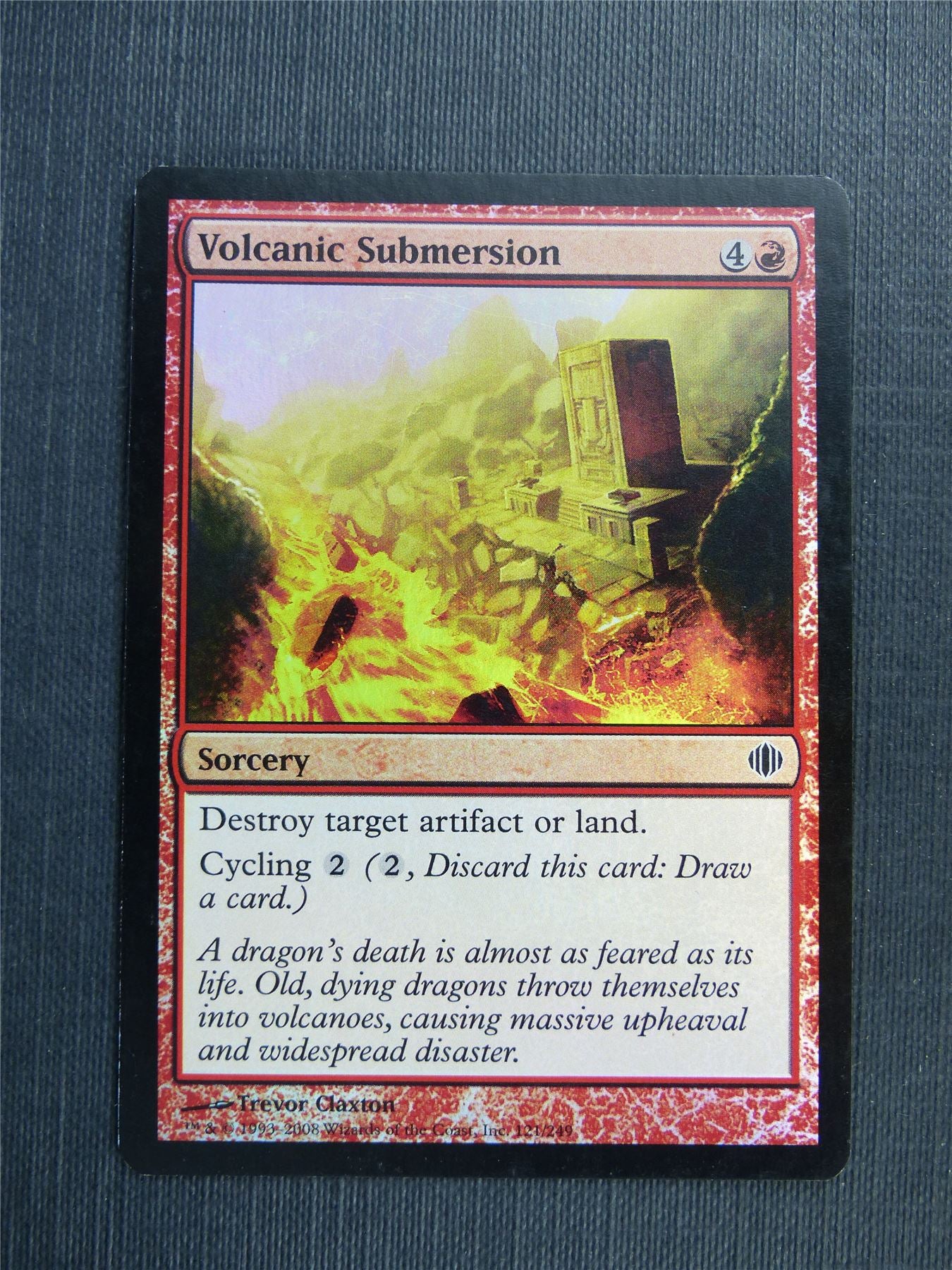 Volcanic Submersion Foil - Mtg Magic Cards #5DM