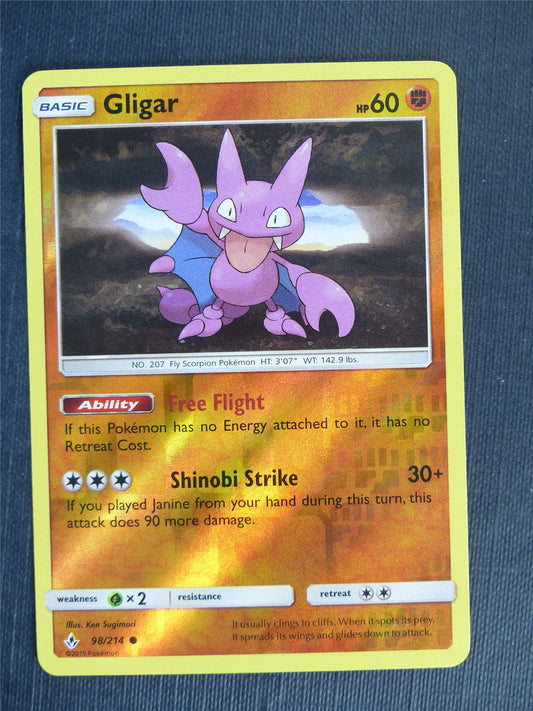 Gligar 98/214 Reverse Holo - Pokemon Cards #2JQ