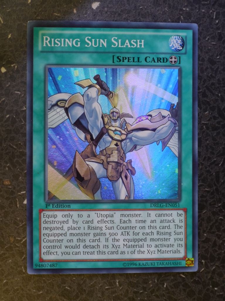 Yugioh Cards: RISING SUN SLASH DRLG  SUPER RARE # 3D15