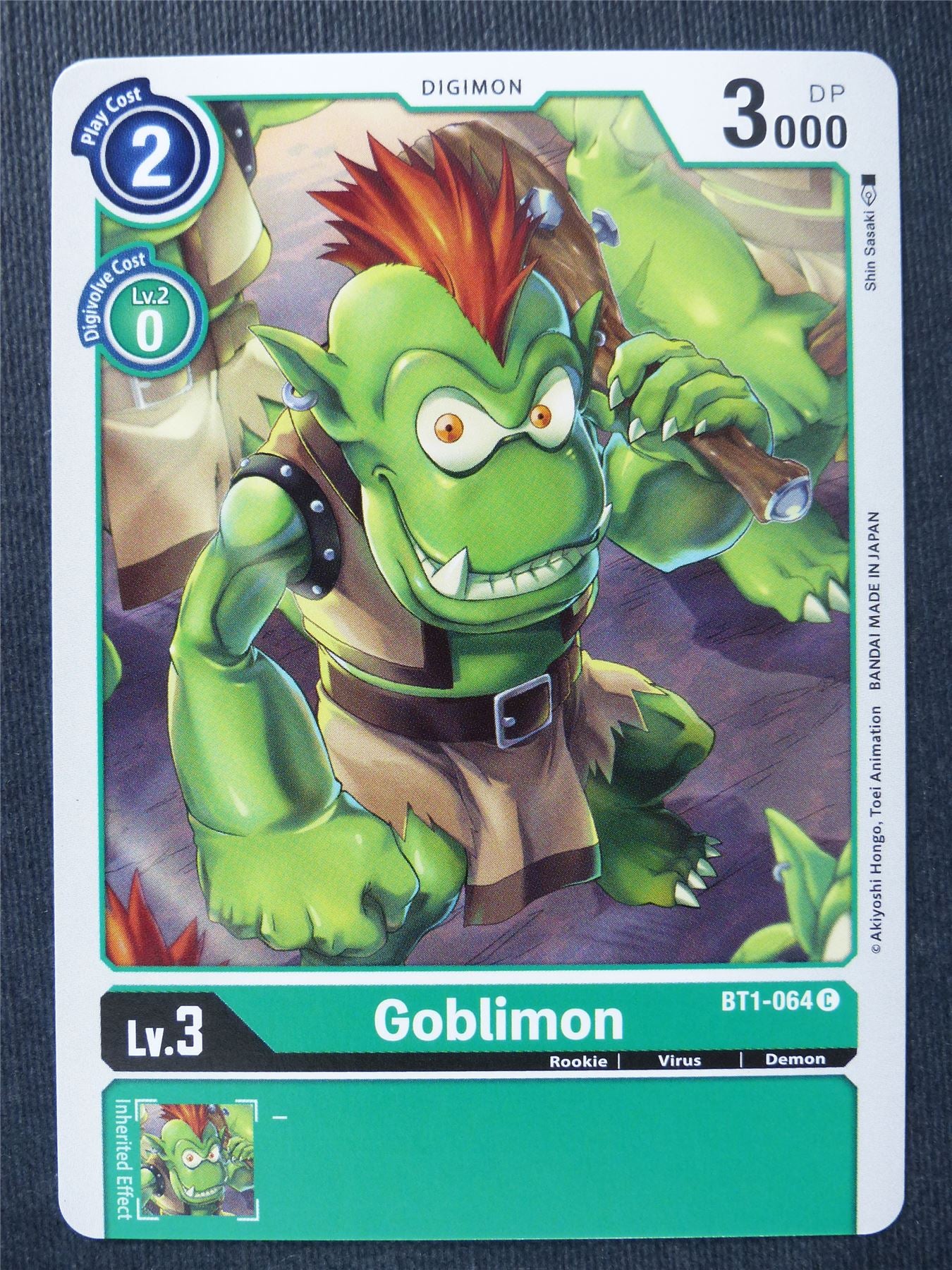 Goblimon BT1-064 C - Digimon Cards #TR