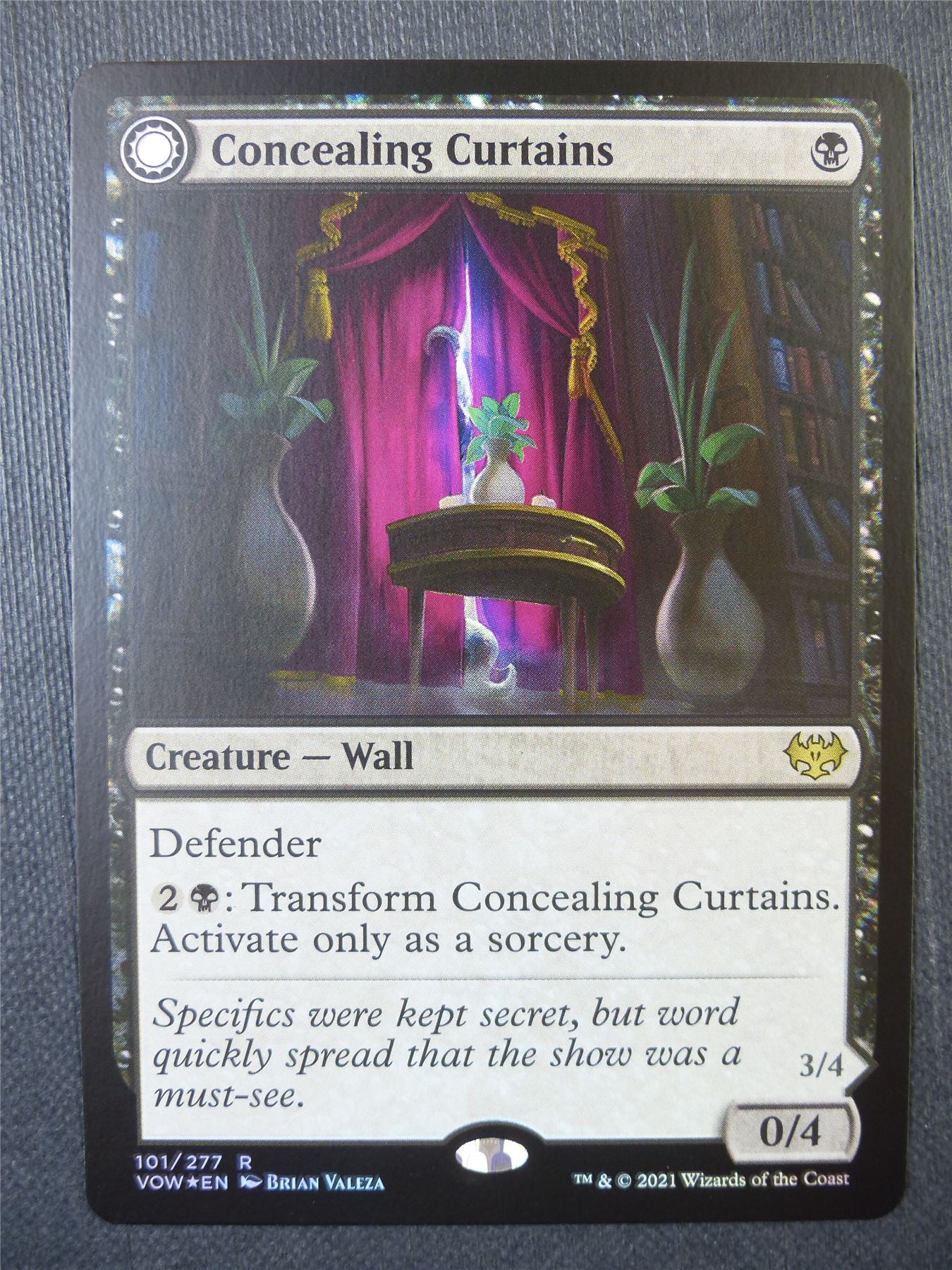 Concealing Curtains Foil - Mtg Card #8AD