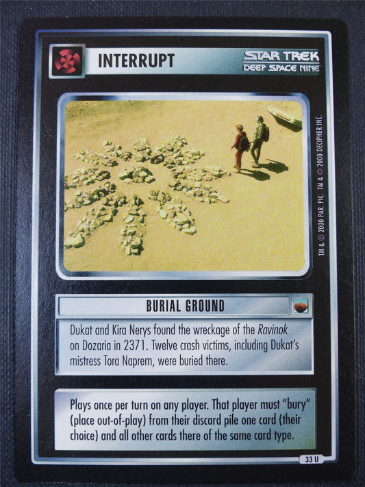 Burial Ground - DS9 - Star Trek Card #68B