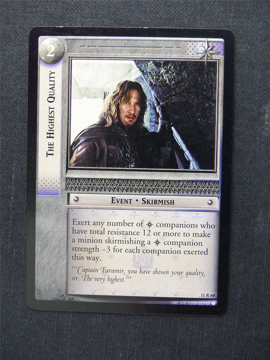 The Highest Quality 11 R 60 - LotR Cards #3U