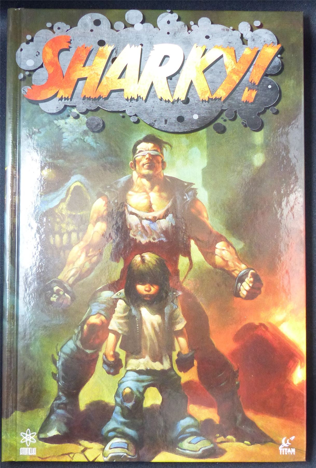 SHARKY! Volume 1: When Titans Clash! - Titan Graphic Hardback #S4