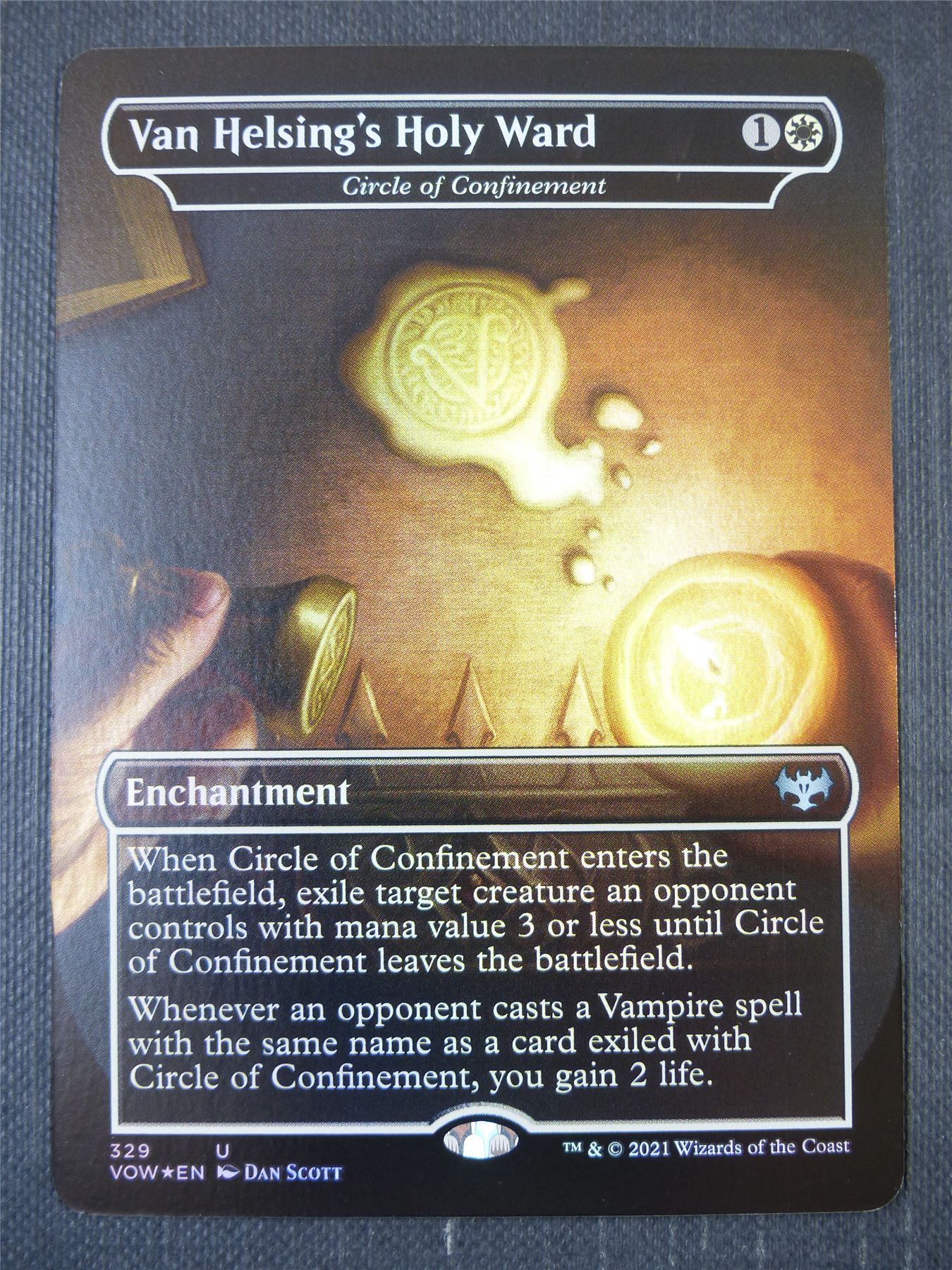Van Helsing's Holy Ward Showcase Foil - Mtg Card #WX