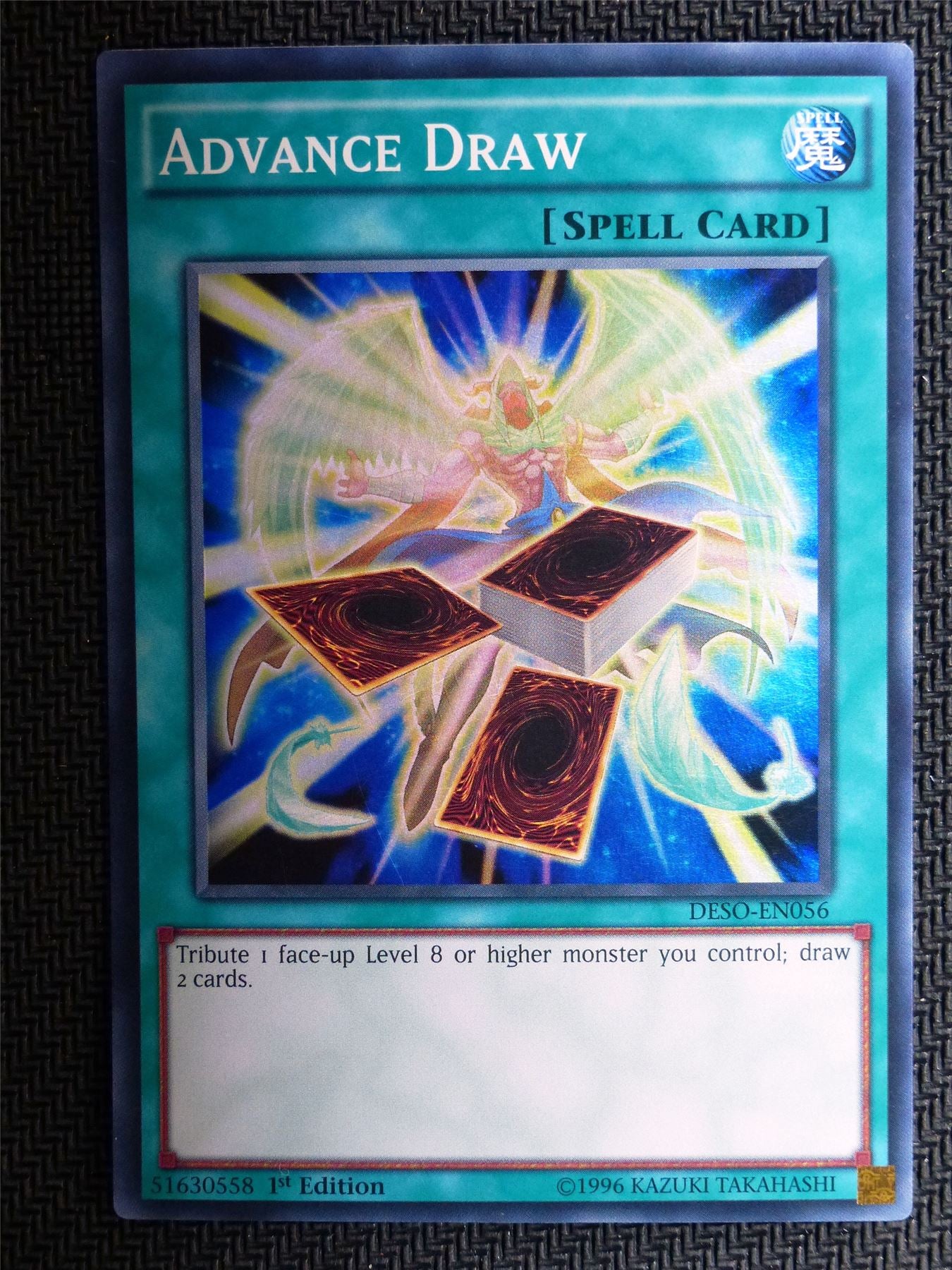 Advance Draw - DESO - Super Rare - Yugioh Card # 1I56