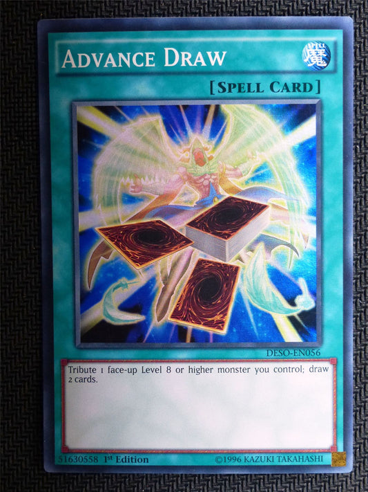 Advance Draw - DESO - Super Rare - Yugioh Card # 1I56