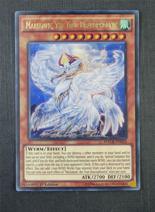 Marinamne True Dracophoenix MACR 1st Ed - Ultra Rare - Yugioh Card #7DL