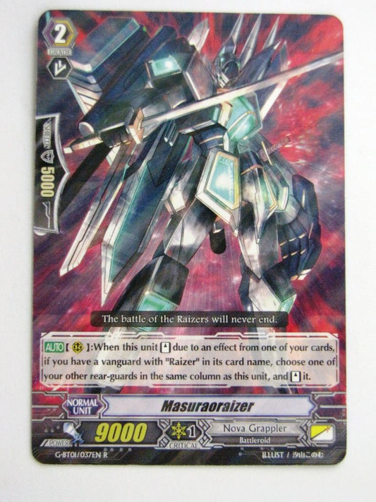 Vanguard Played Cards: MASURAORAIZER G-BT01 R # 24I74